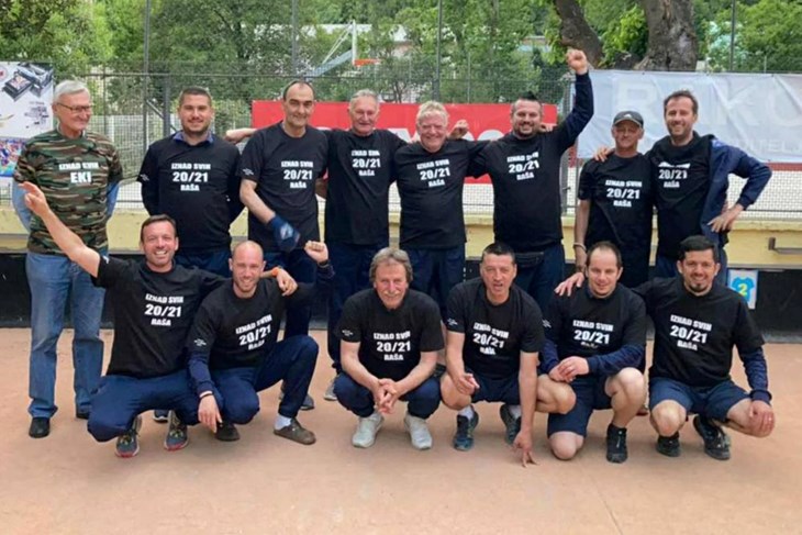 Najbolja momčad "istarskih" liga - Boćari Raše (Foto www.facebook.hr)