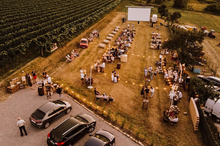 Kino u vinogradu Fakin u Motovunu