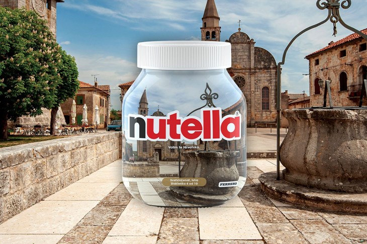 Nutella s motivom Savičente (Foto Nutella.hr)