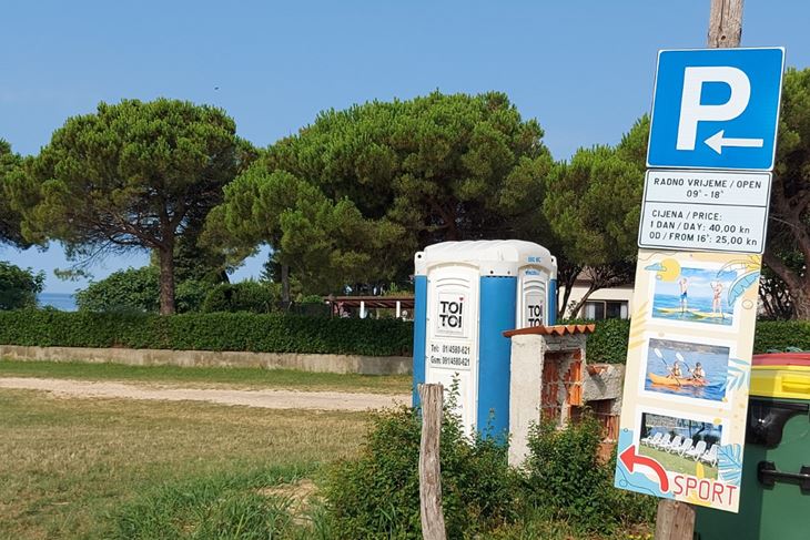 UMAG - cijena parkiranja S. Bosnic - crvena uvala