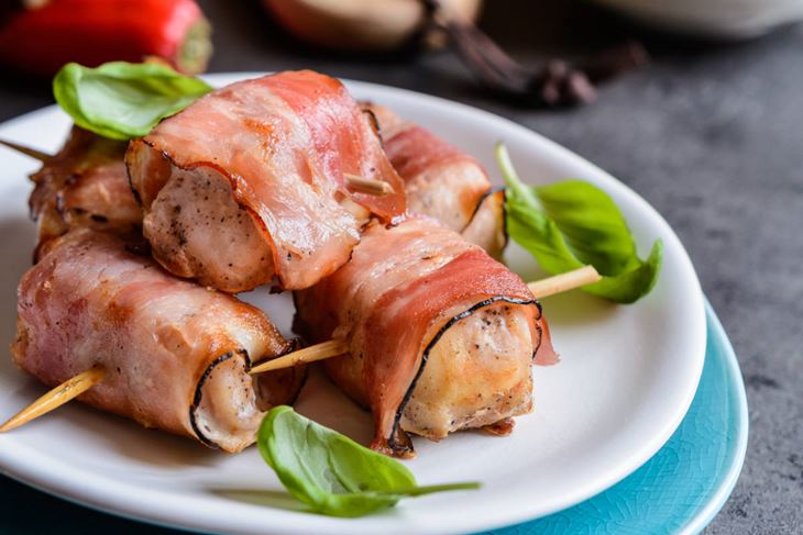 Pileće rolice s pancetom