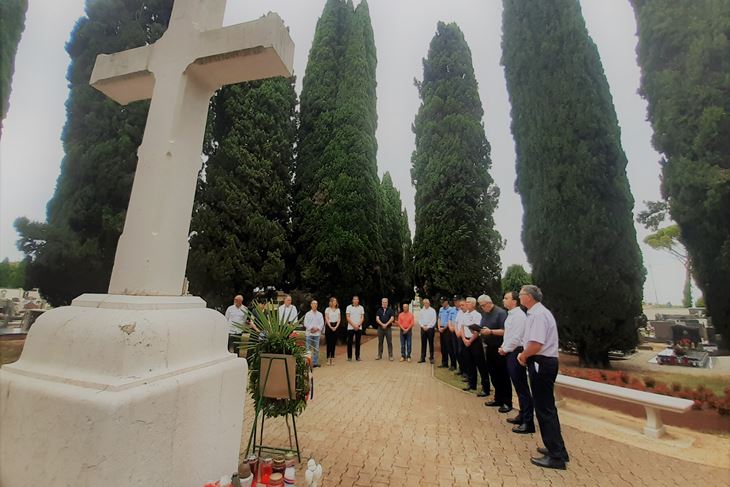 Polaganje vijenaca u Poreču (Foto: Grad Poreč)