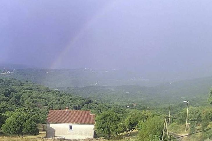 Duga u Labinu (Foto: Istramet)