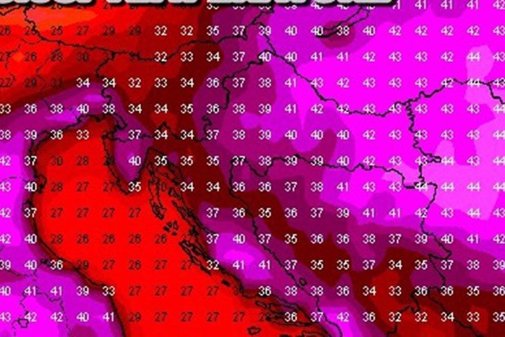 (Izvor Meteociel/Istramet)