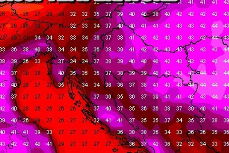 (Izvor Meteociel/Istramet)