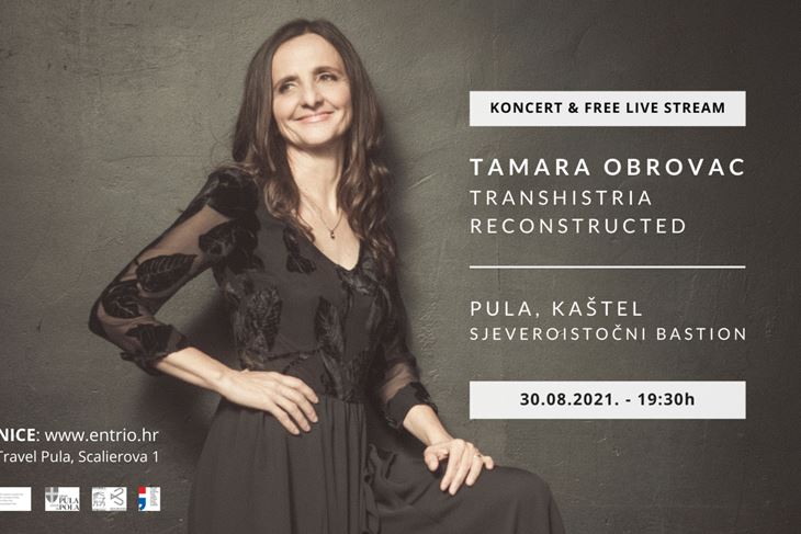 Koncert Tamare Obrovac "Transhistria Reconstructed", plakat