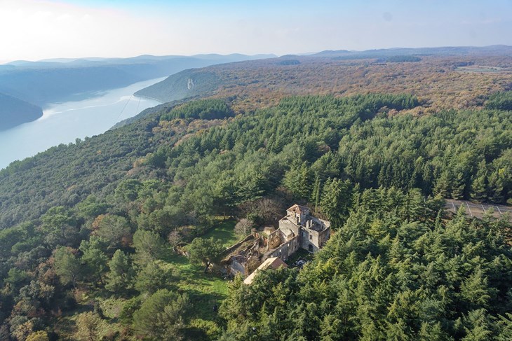 Limski kanal, Kontija