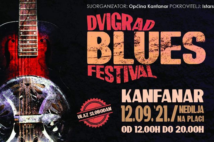 Plakat Dvigrad Blues Festivala