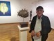 Alija Rešić na izložbi u Gradskoj galeriji