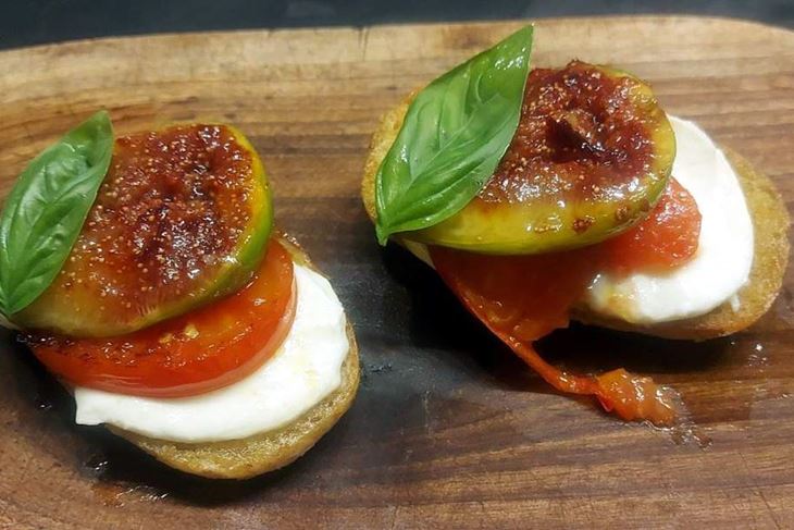 ŠKOLA KUHANJA BY THE OUTLAW CHEF: Canape "alla smokvin list"