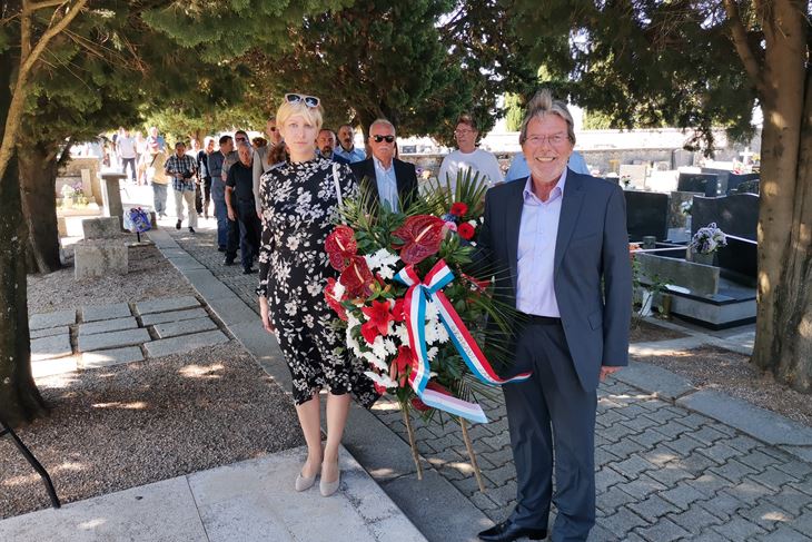 Federika Mohorović Čekada i Mauro Ukušić, ratni zapovjednik 119. brigade