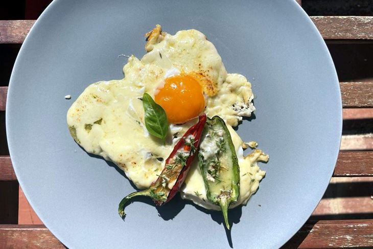 ŠKOLA KUHANJA BY THE OUTLAW CHEF: Jaje na oko alla gorgonzola