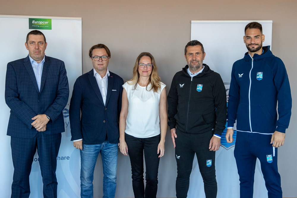 Kristian Šustar, predstavnici NK Osijek, Nenad Bjelica i Ivica Ivušić