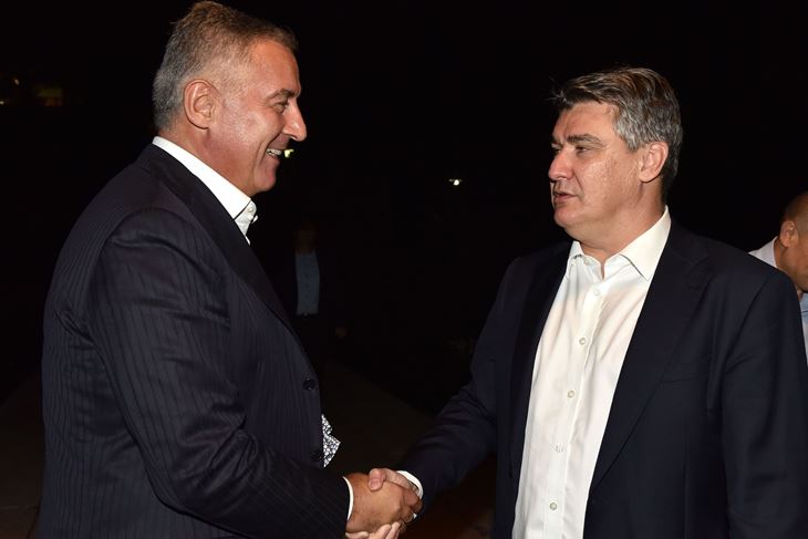 Predsjednik Republike Hrvatske Zoran Milanovicxx i predsjednik Crne Gore Milo Dxukanovicxx (FOTO: Ured predsjednika Republike Hrvatske / Marko Beljan)