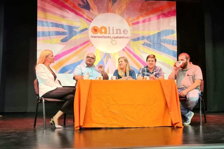 Jasmina Nina Kamber, Luka Juričić, Katja Rabar, Irin Šime Rabar i Majkl Mikolić
