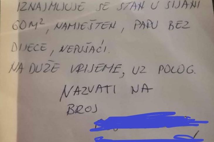 Oglas za stan, slučaj Nenad Glušica (snimio LUIGI)
