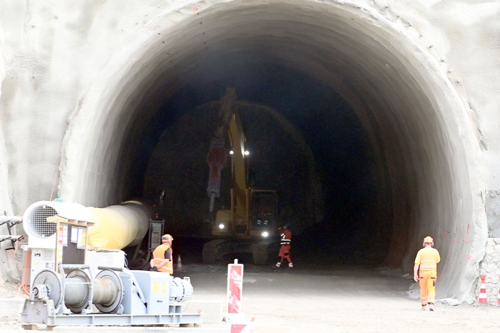 Ubrzani radovi na tunelu Učka (Snimio Vedran Karuza)