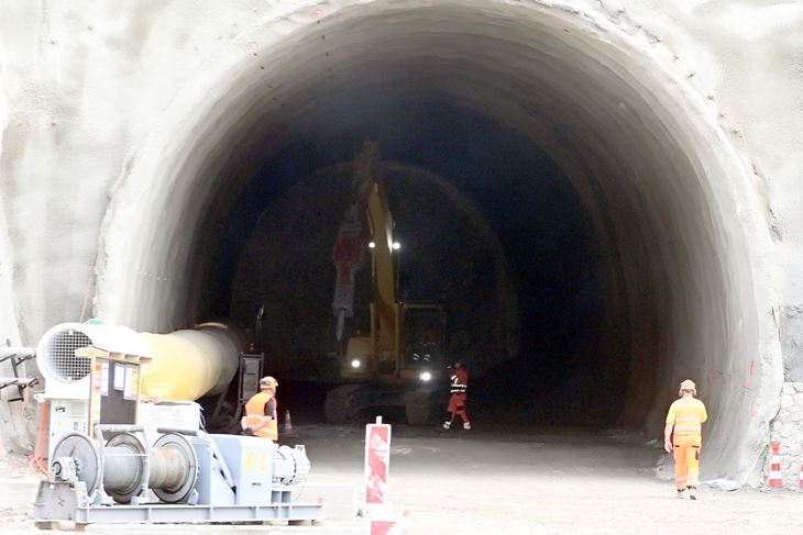 Ubrzani radovi na tunelu Učka (Snimio Vedran Karuza)