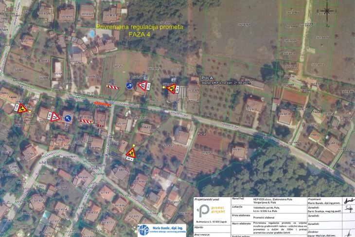 Privremena regulacija prometa na Valdebečkom putu