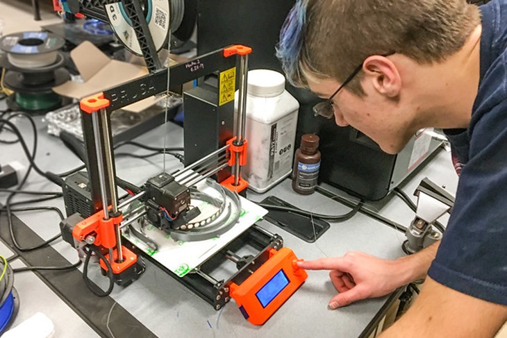 3D printing (foto Sveučilište)