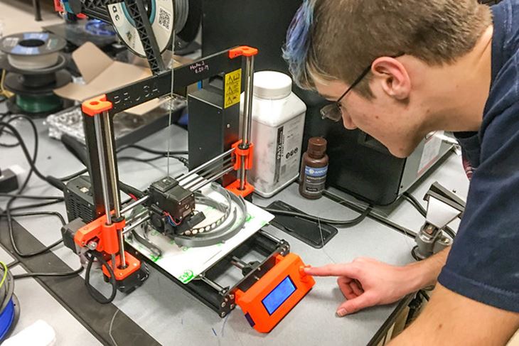 3D printing (foto Sveučilište)
