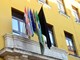 Na pulskoj Gimnaziji izvješena je crna zastava (Snimio Dejan Štifanić)