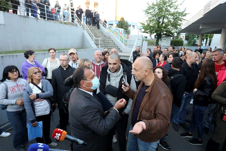 Jutrošnji prosvjed u Zagrebu (Snimio Ranko Suvar / Cropix)