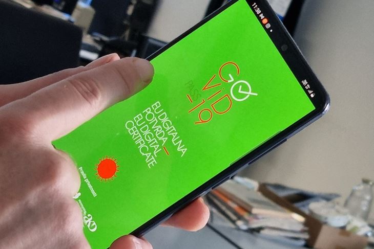 COVID putovnica, aplikacija CovidGO, EU digitalna COVID potvrda, koronavirus, snimio Milivoj Mijosxek
