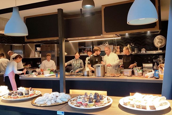 Edukacijska kuhinja KEYQ+ projekta - gastro punkt na prvom katu pulske tržnice
