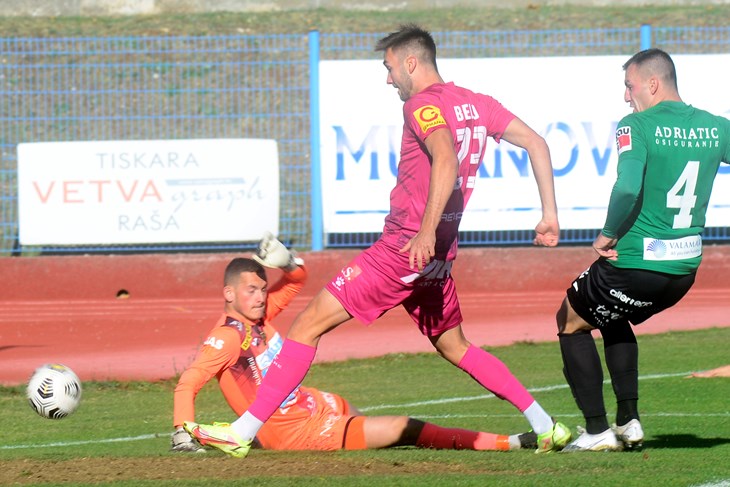 Prvi gol Istre (Snimio: Dejan Štifanić)