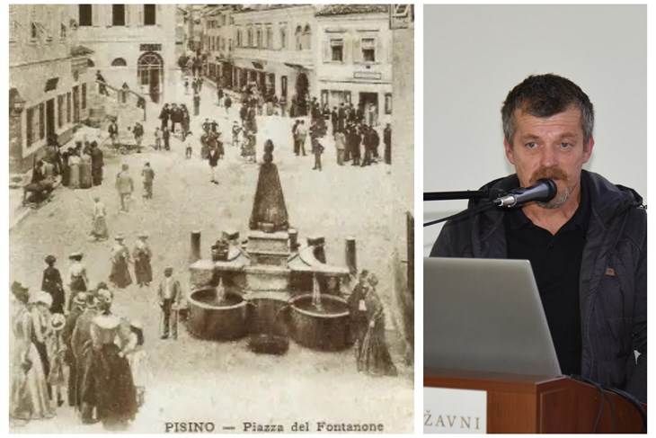 Stara fontana sagrađena 1790. godine (Stari trg, Pazin) / Radenko Sloković