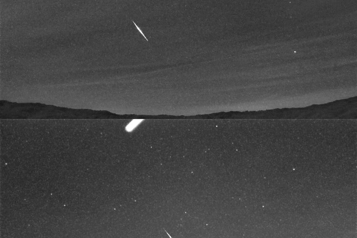 Jedan od meteora noovotkrivenog potoka October Zeta Perseids snimljen iz Huma (Foto: Hrvatska meteorska mreža)