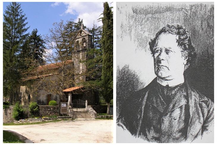 Crkva Blažene Djevice Marije u Zarečju uz čiji je ulaz sahranjen Jakov Volčić / Jakov Volčić