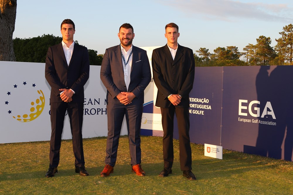 GOLFERI PULE - Ivan Ninković, Mario Funčić i Luka Strašek (Foto: Ega)