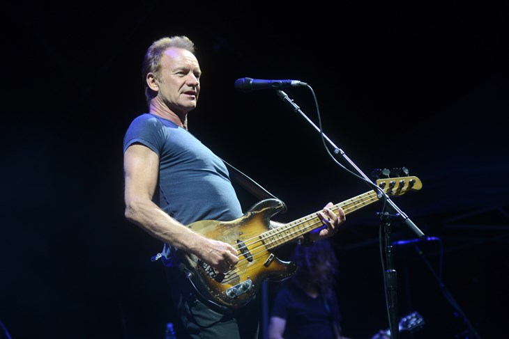 Sting na koncertu u pulskoj Areni (Snimio Dejan Štifanić)