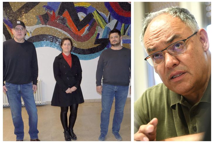 Davor Prodan, Leana Petohleb Krota i Nenad Šćulac / Damir Kajin (Snimili Gordana Čalić Šverko / Milivoj Mijošek)