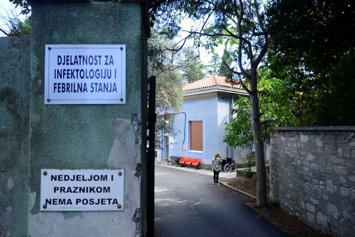 Covid odjel OB Pula (Snimio: Dejan Štifanić)