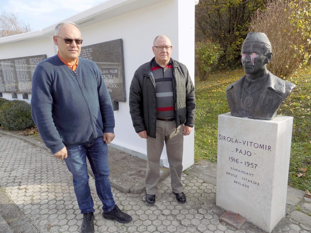 Kajin i Jerman osudili vandalski čin (Snimila Gordana Čalić Šverko)