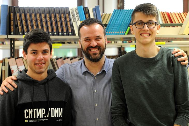 Toni, mentor Nikola i Damir (Snimio Milivoj Mijošek)