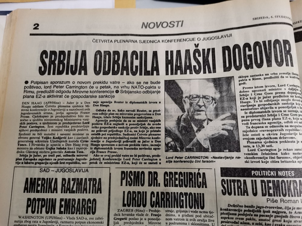 Vukovar 1991. u Glasu Istre