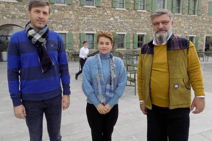 Mladen Jakopović, Dijana Posavec, Mladen Rožanić (Snimila Gordana Čalić Šverko)