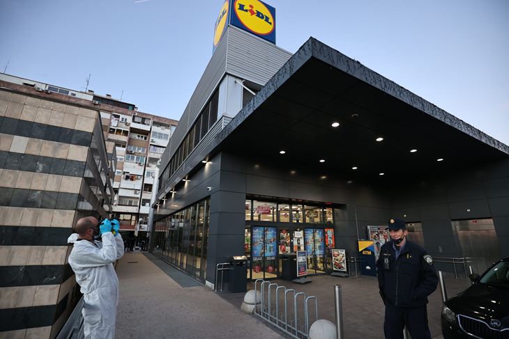 Splitski Lidl u kojem se dogodio napad (CROPIX)