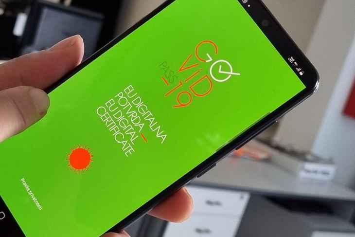 COVID putovnica, aplikacija CovidGO, EU digitalna COVID potvrda, koronavirus, snimio Milivoj Mijosxek
