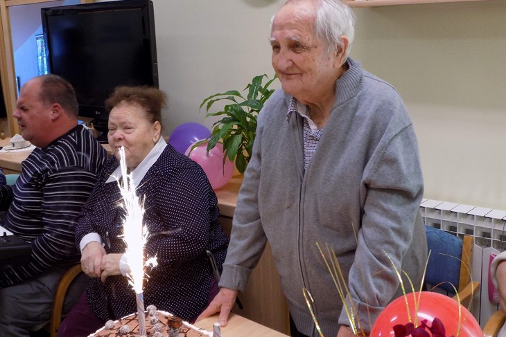 Arhiva/Božo Jakovljević na proslavi 90. rodjendana