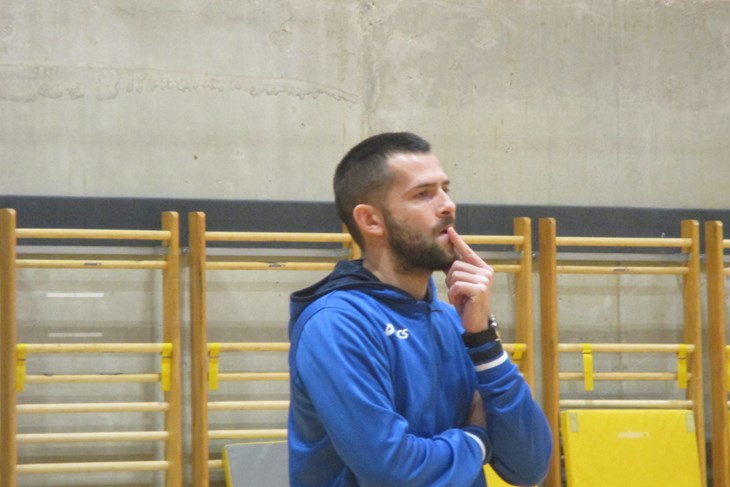 ZADOVOLJAN - Trener Rovinja Aleksandar Gavrilov (Snimio Ivica Radetić)