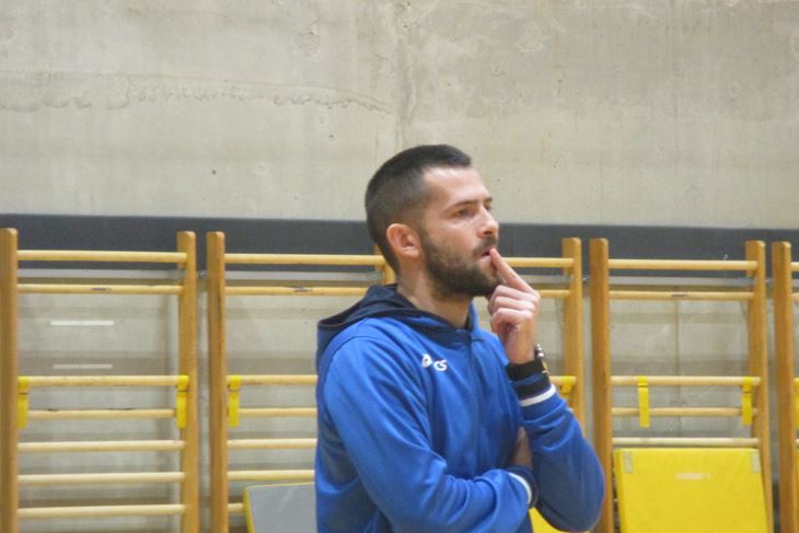 ZADOVOLJAN - Trener Rovinja Aleksandar Gavrilov (Snimio Ivica Radetić)