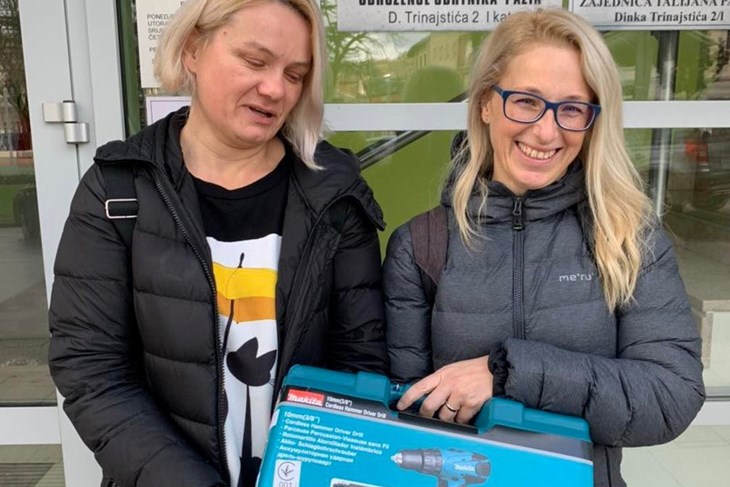 Suzana Jašić i Karmen Gašparini (Foto Grad Pazin)