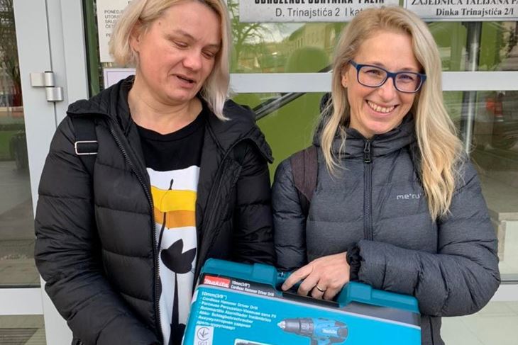 Suzana Jašić i Karmen Gašparini (Foto Grad Pazin)