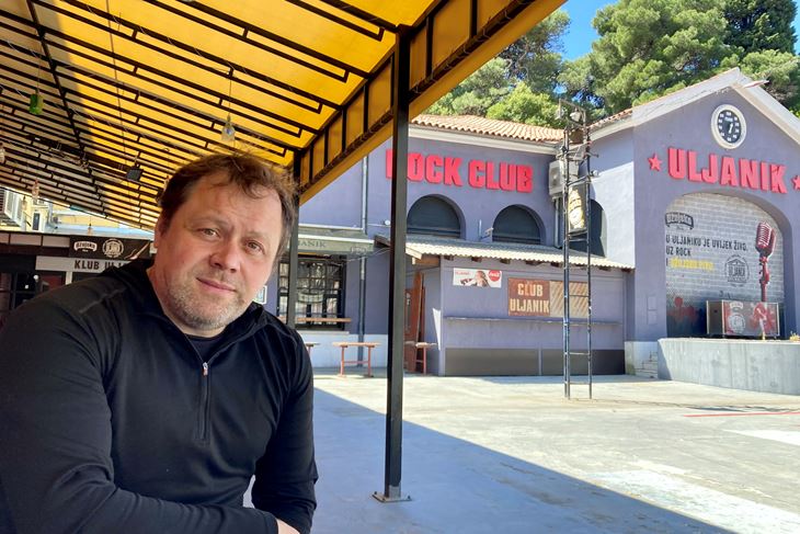 Željko Ilić u klubu Uljanik (Foto arhiv Glasa Istre)