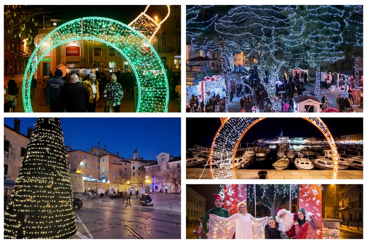 Pula i Labin (lijevo), Poreč, Rovinj i Tar (desno)